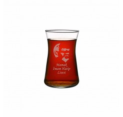 Atatürk Heybeli Çay Bardağı